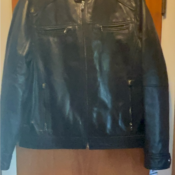 NWT Michael Kors 💯% Leather Jacket - Picture 11 of 14